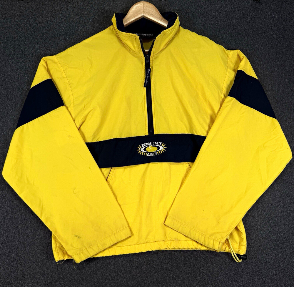 Vintage 1998 Empire State Games Rochester Sportsmaster Windbreaker Mens S USA